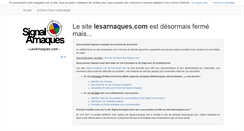Desktop Screenshot of lesarnaques.com